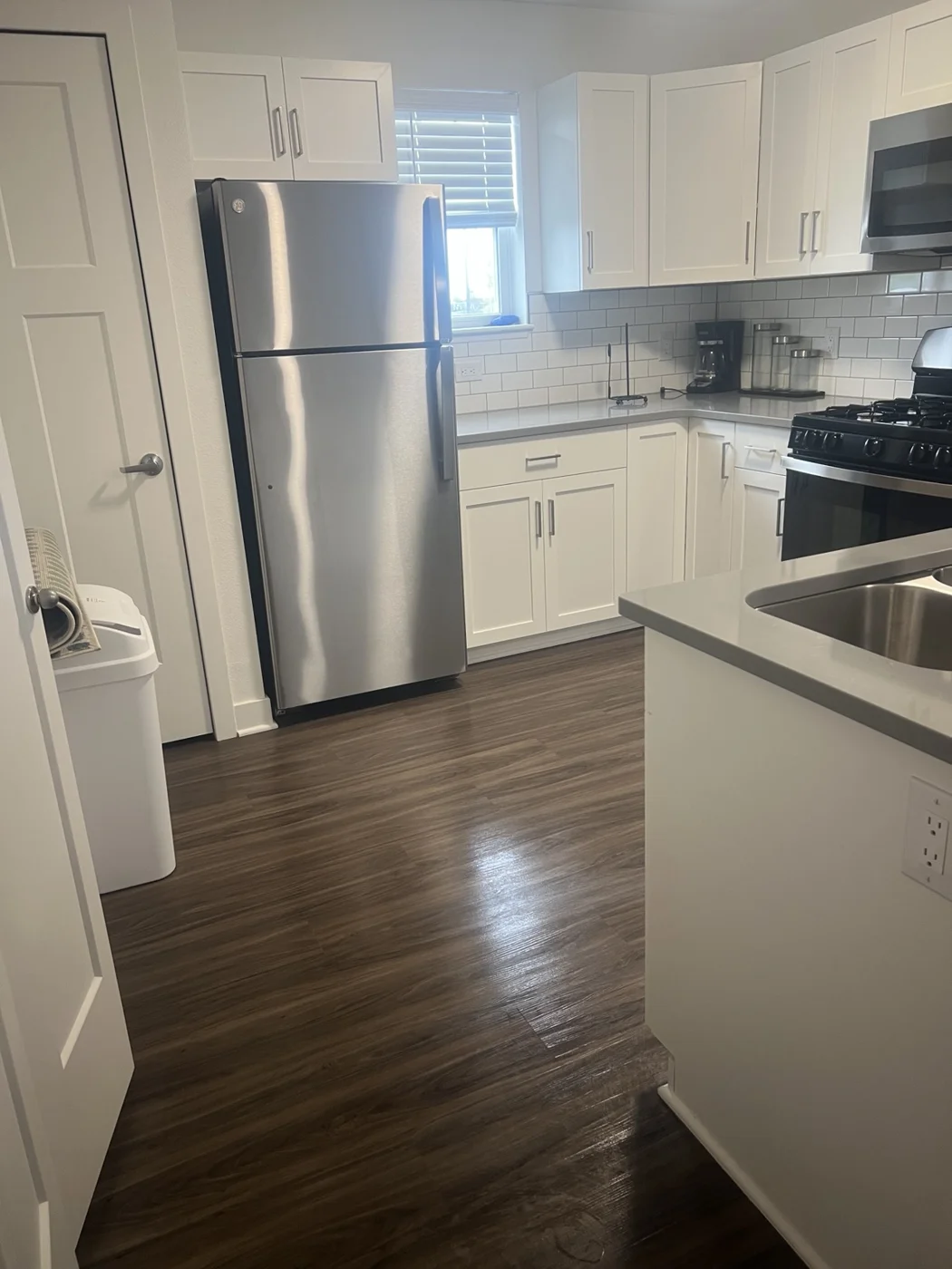 Apartment kitchen after cleaning